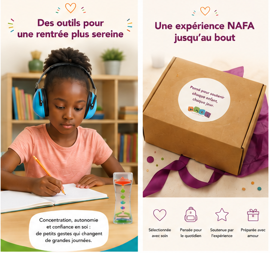 Box back to school NAFA | Concentration, lecture & besoins sensoriels