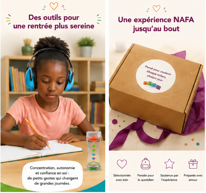 Box back to school NAFA | Concentration, lecture & besoins sensoriels