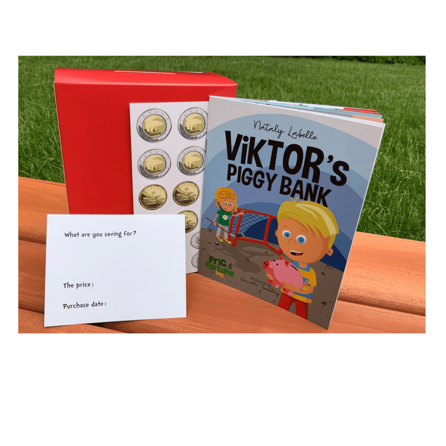 La tirelire de Viktor et livre