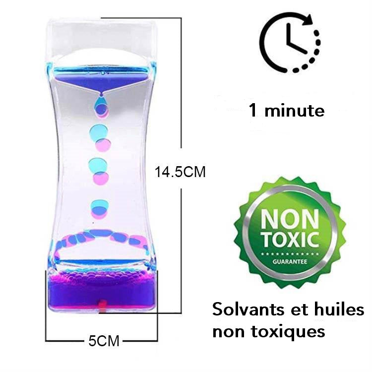 Minuteur à bulles liquide (1 minute)