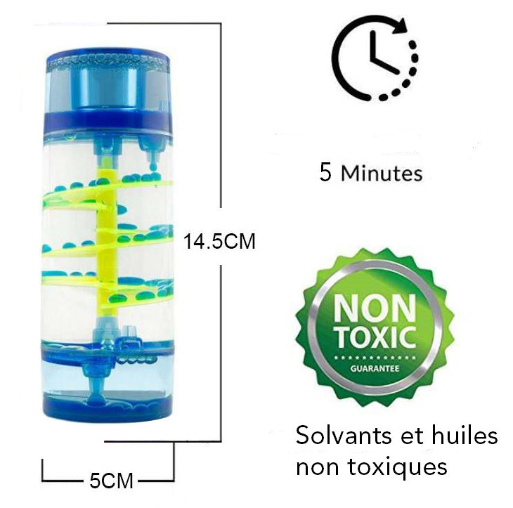 Minuteur à bulles liquide (5 minutes)
